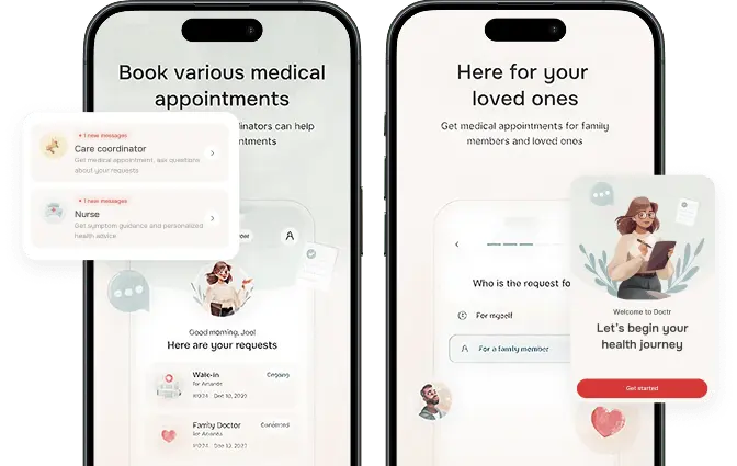 Download mobile app Doctr.ca